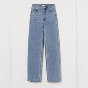 H&M Wide Leg High Waist Jeans
